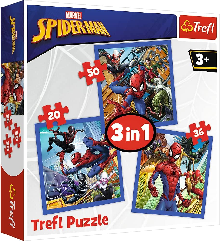Spider-Man - 20/36/50 pièces - Trefl - A partir de 3 ans – puzzlesetcie