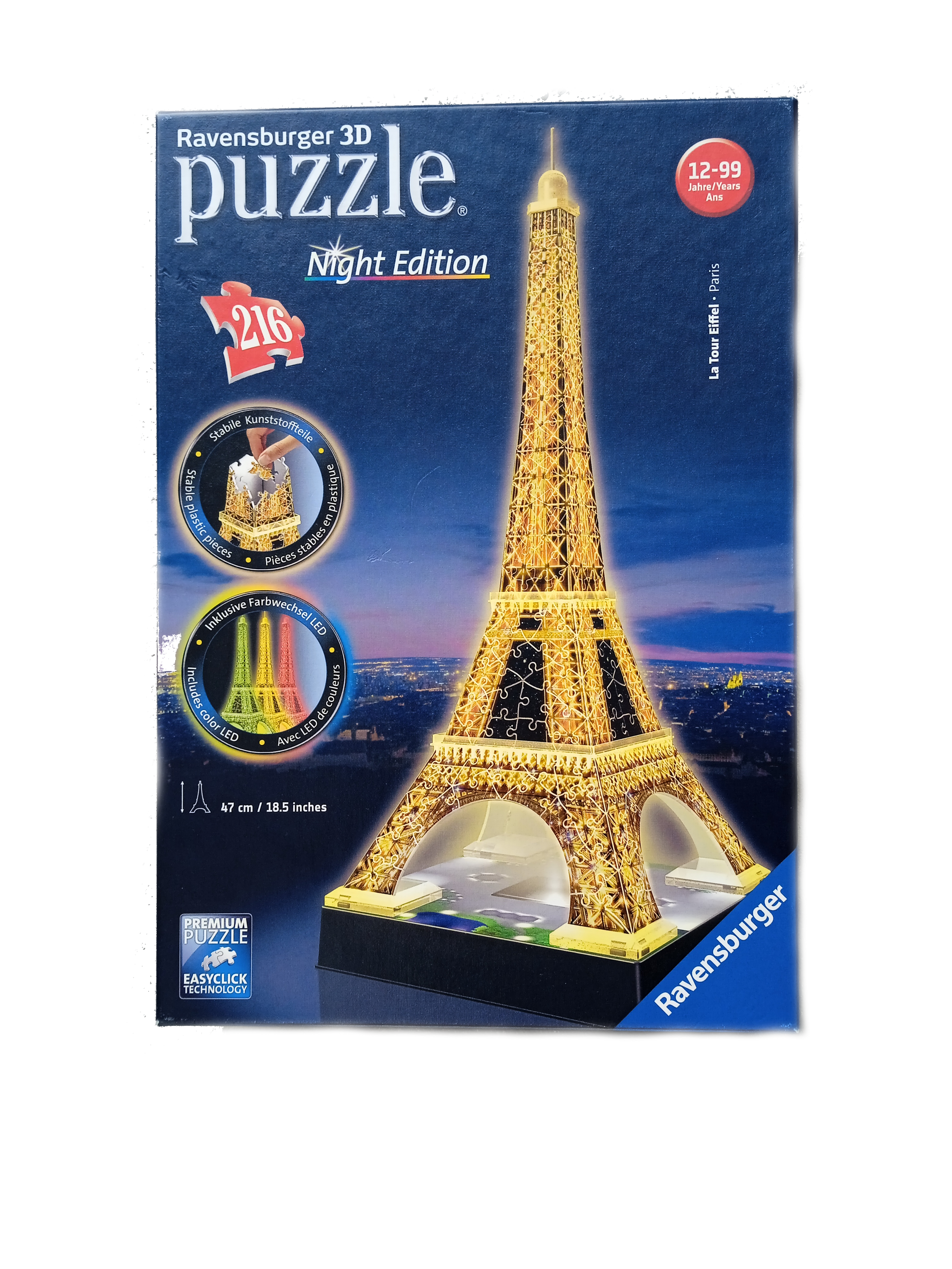 La Tour Eiffel - 3D Puzzle Ravensburger - 12 ans et +